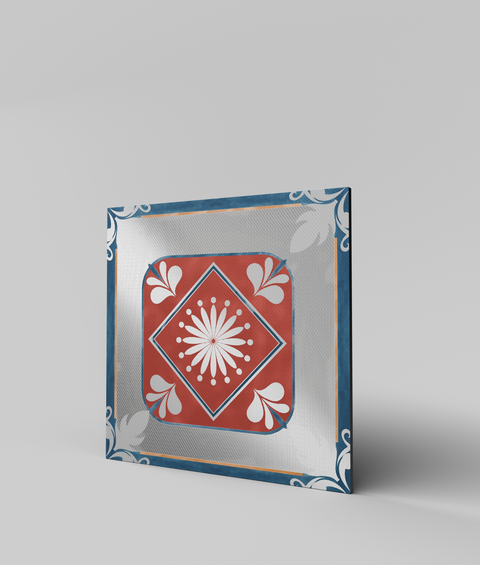 Maiolica 10 - Quadro di Design - 45x45cm