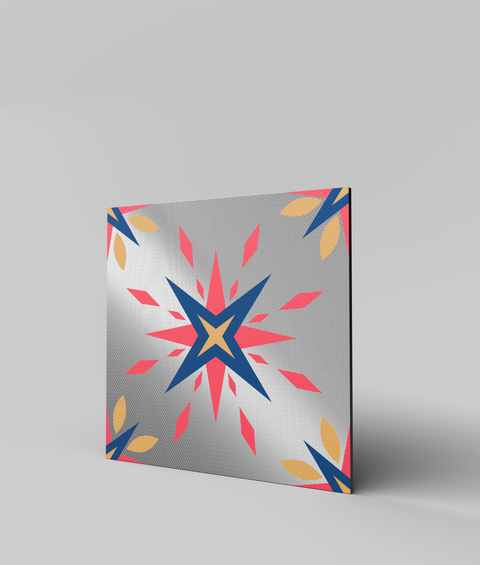 Maiolica 19 - Quadro di Design - 45x45cm