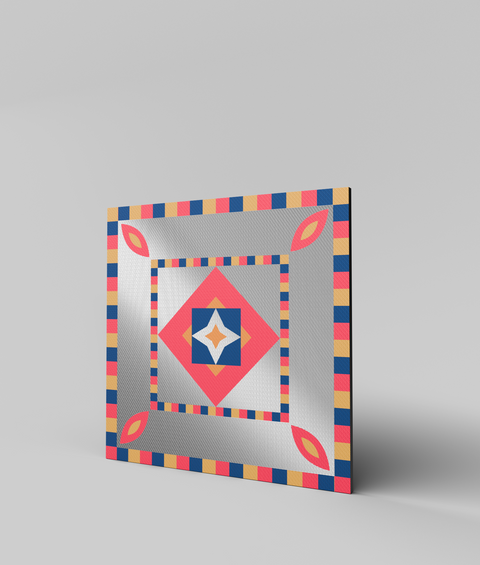 Maiolica 20 - Quadro di Design - 45x45cm