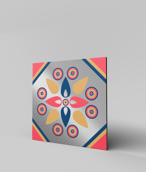 Maiolica 22 - Quadro di Design - 45x45cm