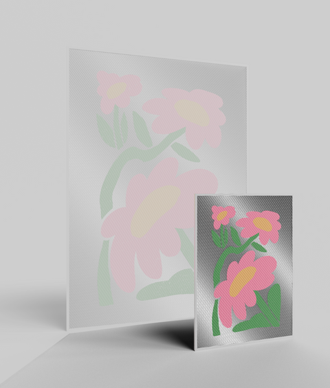 Margherita Rosa Flat - Quadro di Design