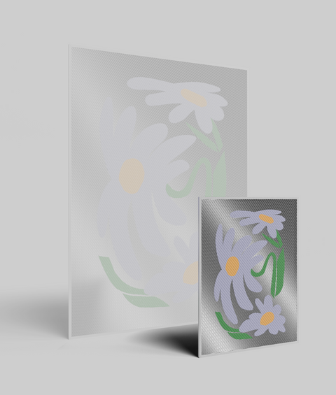 Margherita Viola Flat - Quadro di Design