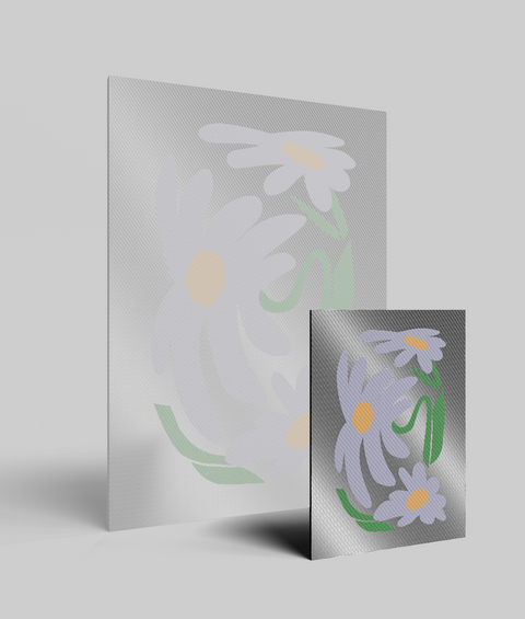 Margherita Viola Flat - Quadro di Design