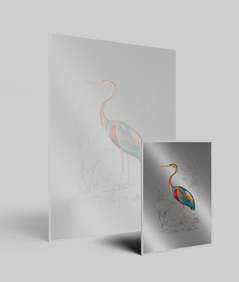 Airone Vintage - Quadro di design