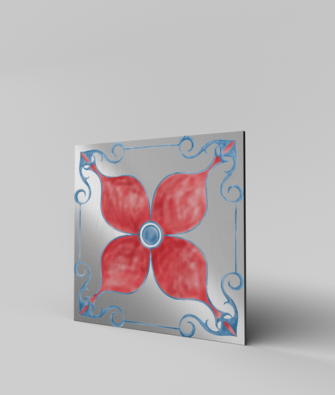 Maiolica 9 - Quadro di Design - 45x45cm