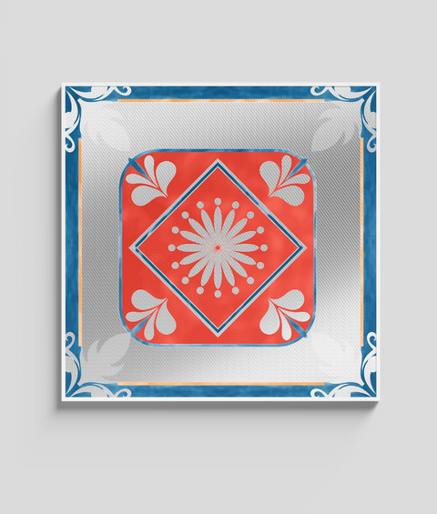 Maiolica 10 - Quadro di Design - 45x45cm
