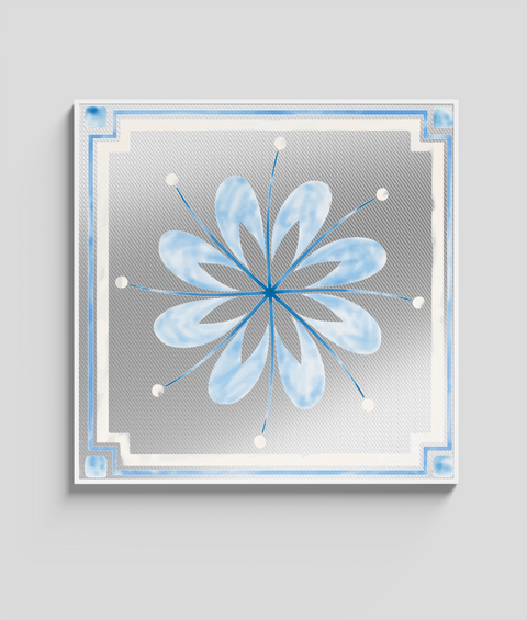 Maiolica 14 - Quadro di Design - 45x45cm