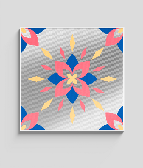 Maiolica 18 - Quadro di Design - 45x45cm