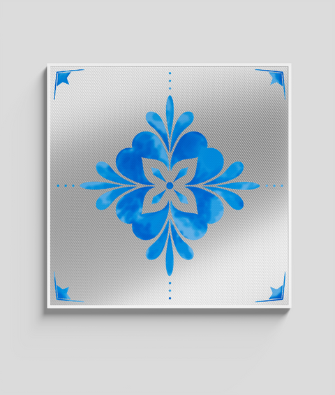 Maiolica 1 - Quadro di Design - 45x45cm