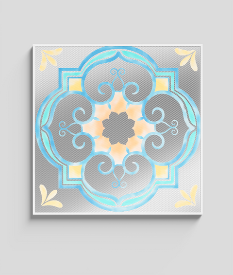 Maiolica 2 - Quadro di Design - 45x45cm