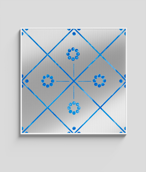 Maiolica 3 - Quadro di Design - 45x45cm