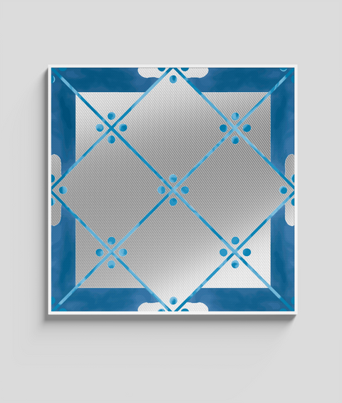 Maiolica 4 - Quadro di Design - 45x45cm
