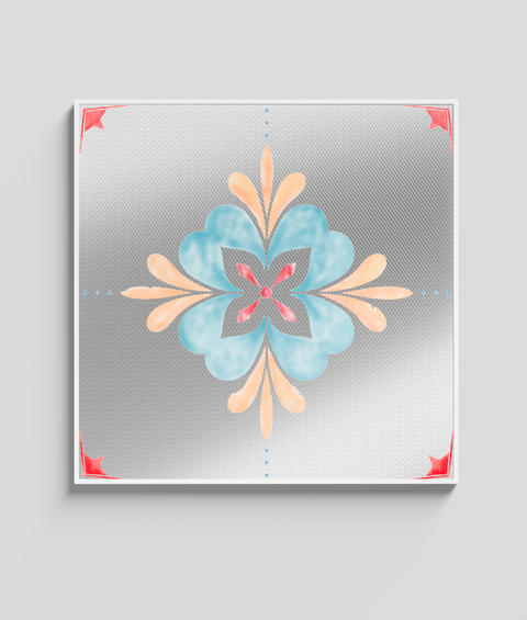 Maiolica 5 - Quadro di Design - 45x45cm