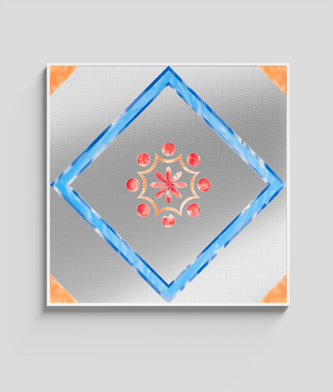 Maiolica 7 - Quadro di Design - 45x45cm