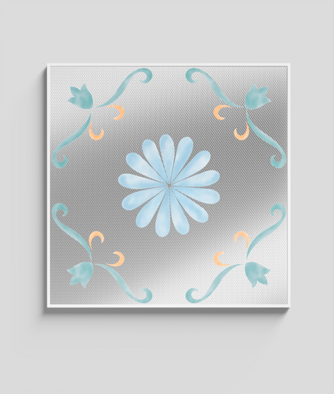 Maiolica 8 - Quadro di Design - 45x45cm