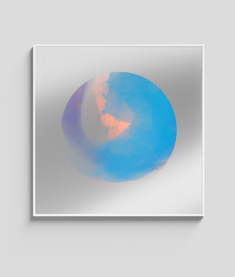 Nettuno - Quadro di Design - 45x45cm