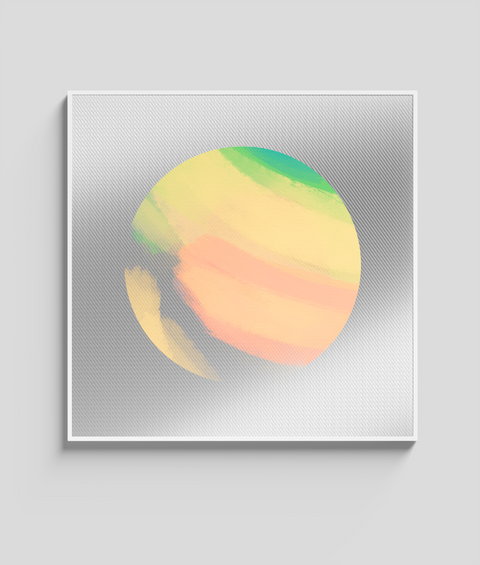 Saturno - Quadro di Design - 45x45cm