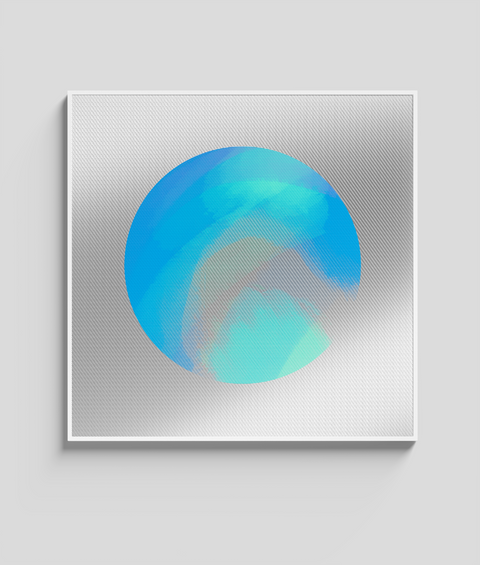 Terra - Quadro di Design - 45x45cm