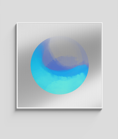 Urano - Quadro di Design - 45x45cm