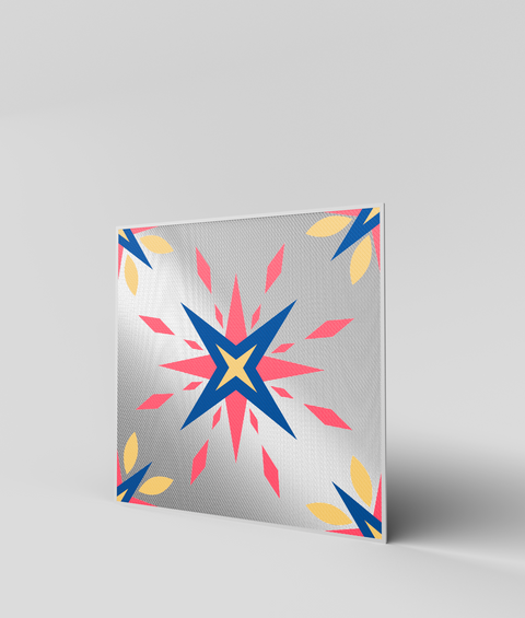 Maiolica 19 - Quadro di Design - 45x45cm