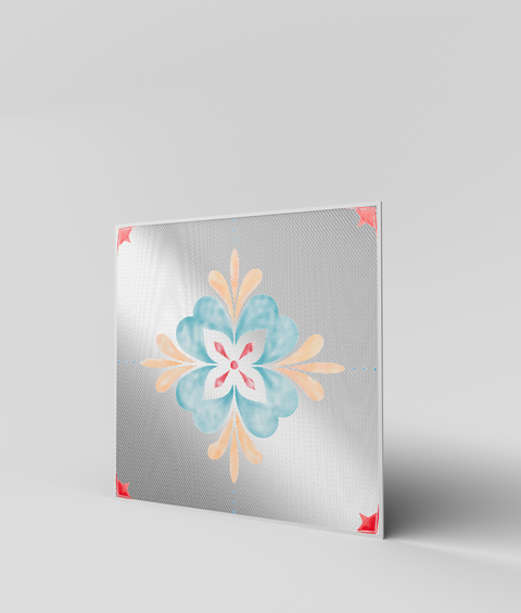Maiolica 5 - Quadro di Design - 45x45cm