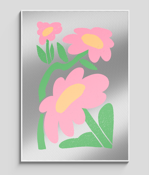 Margherita Rosa Flat - Quadro di Design
