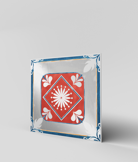Maiolica 10 - Quadro di Design - 45x45cm