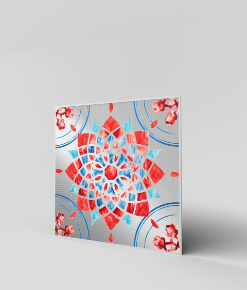 Maiolica 12 - Quadro di Design - 45x45cm