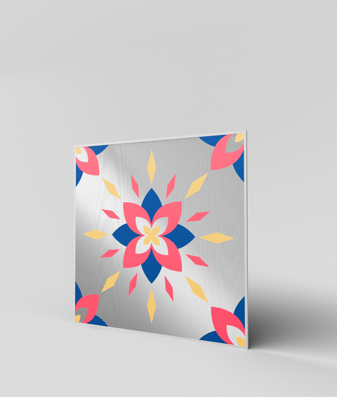 Maiolica 18 - Quadro di Design - 45x45cm
