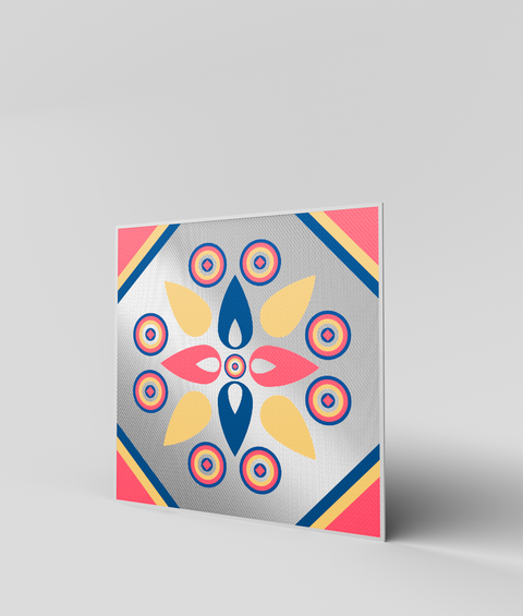 Maiolica 22 - Quadro di Design - 45x45cm