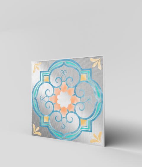 Maiolica 2  - Quadro di Design - 45x45cm